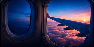 TJKS Travels airplane window